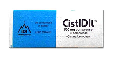 CISTIDIL*30 cpr 500 mg image not present