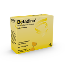 BETADINE*soluz cutanea 10 flaconcini monouso 10 ml 10%