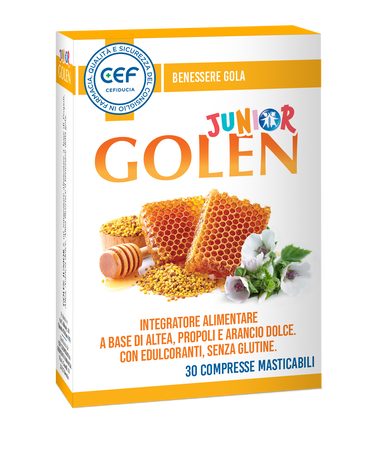CEF GOLEN JUNIOR 30 COMPRESSE MASTICABILI image not present