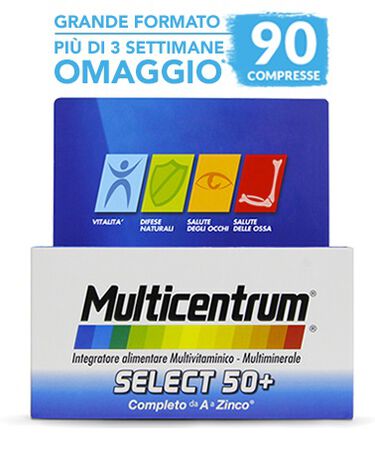 MULTICENTRUM SELECT 50+ 90 COMPRESSE image not present