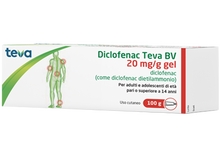DICLOFENAC (TEVA B.V.)*gel derm 100 g 20 mg/g