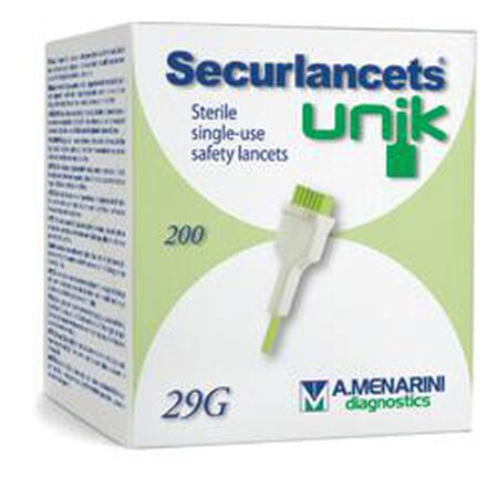 LANCETTE PUNGIDITO SECURLANCETS UNIK GAUGE 29 200 PEZZI image not present
