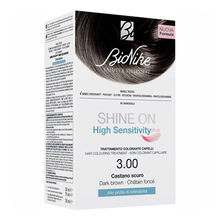 SHINE ON HIGH SENSITIVITY PLUS CASTANO SCURO 3,00 RIVELATORE IN CREMA 75 ML + CREMA COLORANTE 50 ML