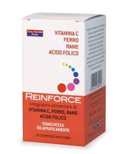 REINFORCE FERRO + RAME + VITAMINA C 30 COMPRESSE MASTICABILI