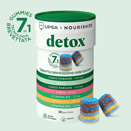UPSA X NOURISHED DETOX 30 GUMMIES image not present