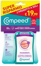 BIPACCO COMPEED TRATTAMENTO DELL'HERPES LABIALE 15 PEZZI + 15 PEZZI