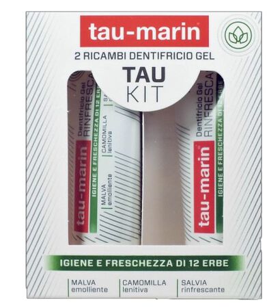 TAU MARIN DENTIFRICIO RINFRESCANTE RICARICA TAU KIT 2X20ML image not present
