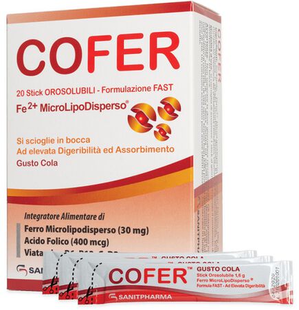 COFER 20 STICK OROSOLUBILI GUSTO COLA image not present