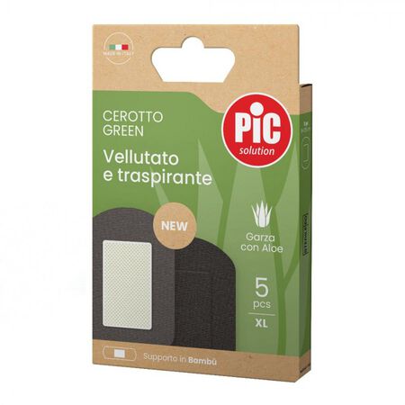 CEROTTO PIC GREEN BAMBU' ALOE STERILE 5X7,5 CM 5 PEZZI image not present