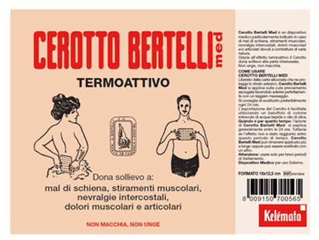 BERTELLI CEROTTO MED MEDIO 16 X 12,5 CM image not present