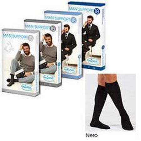 MAN SUPPORT 18 COTONE GAMBALETTO 18 NERO 3 image not present