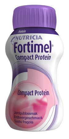 NUTRICIA FORTIMEL COMPACT PROTEIN GUSTO FRUTTI ROSSI RINFRESCANTI 4 BOTTIGLIE DA 125 ML image not present