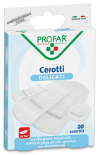 CEROTTO TESSUTO NON TESSUTO DELICATO ASSORTITI 20 PEZZI PROFAR