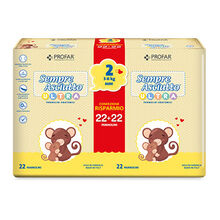 PANNOLINI PROFAR SEMPRE ASCIUTTO ULTRA MINI 3/6 KG BIPACCO 22+22 PEZZI