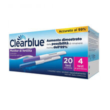 MONITOR DI FERTILITA' CLEARBLUE ADVANCED IN STICK 20 PEZZI + 4 TEST DI GRAVIDANZA