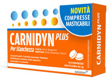 CARNIDYN PLUS 18 COMPRESSE MASTICABILI CARNIDYN PLUS 18 COMPRESSE MASTICABILI