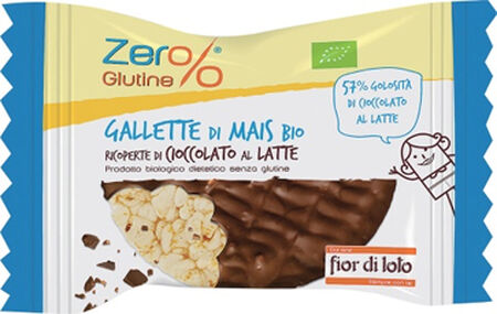 ZER% GLUTINE GALLETTE MAIS RICOPERTE DI CIOCCOLATO AL LATTE BIO 32 G image not present