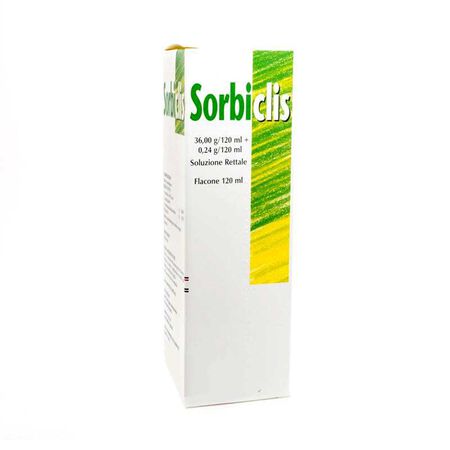 SORBICLIS*AD 1 clisma 120 ml 36 g + 0,24 g soluz rett image not present