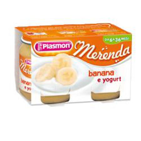 PLASMON OMOGENEIZZATO YOGURT BANANA 120 G X 2 PEZZI image not present