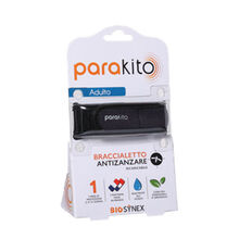 Parakito Bracciale Anti-Zanzare Adulti Nero