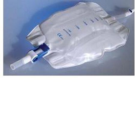 SACCA RACCOGLI URINA DA GAMBA PER INCONTINENZA IN PVC 750 ML TUBO RACCORDO DIRITTO 10 CM+SCARICO CON TAPPO A SCATTO+VALVOLA ANTIREFLUSSO+2 FASCE RIVESTITE SILICONE 10 PEZZI image not present