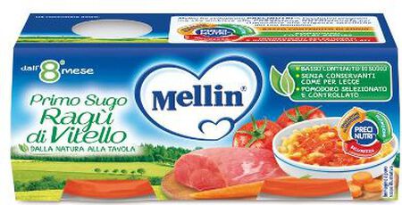 MELLIN PRIMOSUGO RAGU' DI VITELLO 2 VASETTI DA 80 G image not present