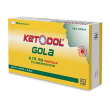 KETODOL GOLA*16 pastiglie 8,75 mg limone miele