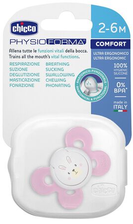 CHICCO SUCCHIETTO COMFORT GIRL IN SILICONE 0-6 MESI 1 PEZZO image not present