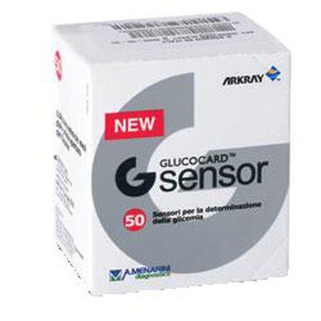 STRISCE MISURAZIONE GLICEMIA GLUCOCARD G SENSOR 50 PEZZI image not present