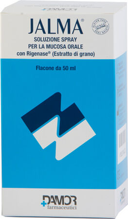 JALMA SOLUZIONE SPRAY PER LA MUCOSA ORALE 50 ML CON NEBULIZZATORE image not present