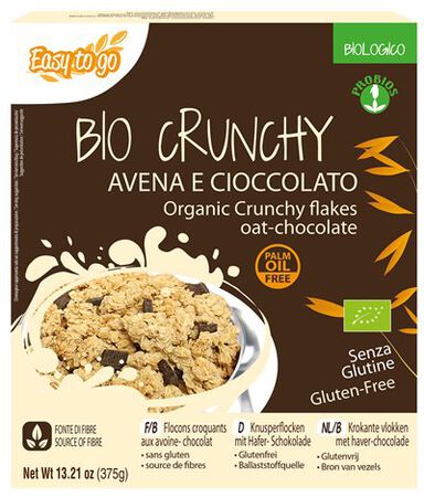 EASY TO GO BIO CRUNCHY AVENA E CIOCCOLATO 375 G image not present