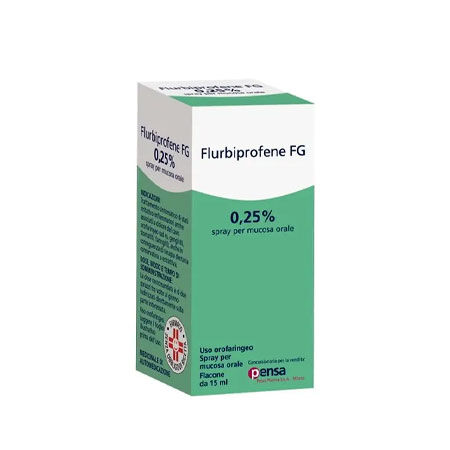FLURBIPROFENE (PENSA)*spray mucosa orale 15 ml 0,25% image not present