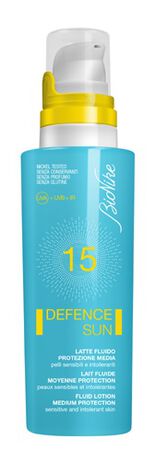 DEFENCE SUN 15 LATTE FLUIDO PROTEZIONE MEDIA 125 ML image not present
