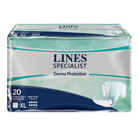 PANNOLONE A MUTANDINA LINES SPECIALIST DERMA MAXI XL 20 PEZZI image not present