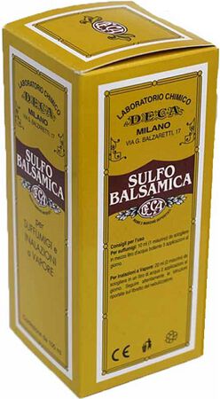 SULFO BALSAMICA SOLUZIONE VIE RESPIRATORIE SUPERIORI 100 ML image not present