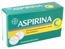 ASPIRINA*10 cpr eff 400 mg + 240 mg con vitamina C