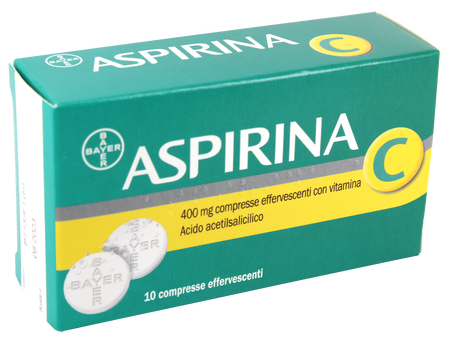 ASPIRINA*10 cpr eff 400 mg + 240 mg con vitamina C image not present