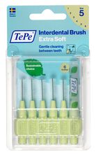 TEPE SCOVOLINO XSOFT VERDE 0,8MM 6 PEZZI