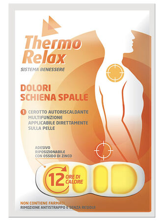 THERMORELAX CEROTTO AUTORISCALDANTE DOLORE SCHIENA/SPALLE 1 PEZZO image not present