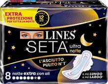 LINES SETA ULTRA ASSORBENTI NOTTE DWCT 8 PEZZI