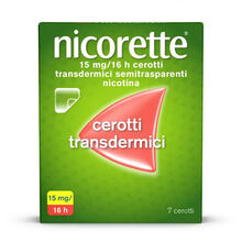 NICORETTE*7 cerotti transd 15 mg/16 ore