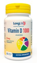 LONGLIFE VITAMIN D 1000UI 60 COMPRESSE
