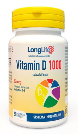 LONGLIFE VITAMIN D 1000UI 60 COMPRESSE image not present