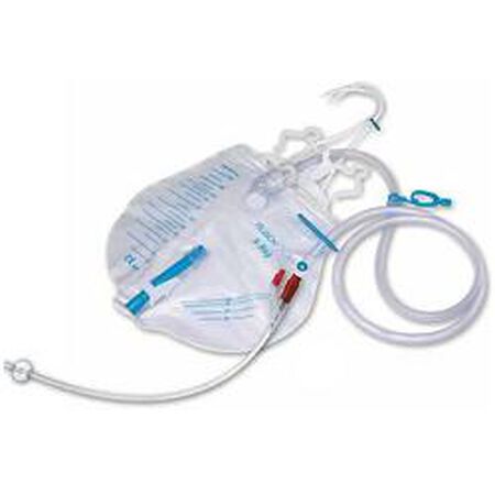 KIT PER CATETERISMO VESCICALE CON CATETERE PROFILCATH IN SILICONE SILKOMED A PERMANENZA DIAMETRO CH16 PRECONNESSO CON SISTEMA DI DRENAGGIO CON KIT DI POSIZIONAMENTO image not present