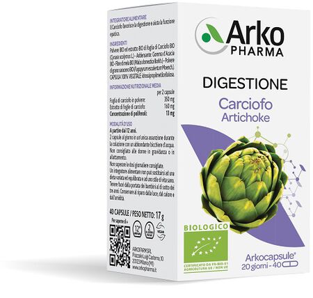 ARKO CAPSULE CARCIOFO BIO 40 CAPSULE image not present