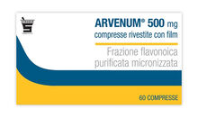 ARVENUM*60 cpr riv 500 mg