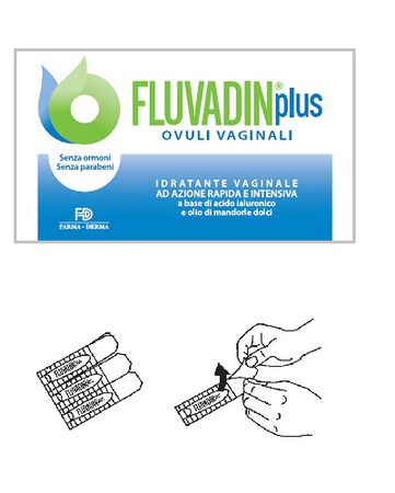 OVULI VAGINALI FLUVADIN PLUS 10 PEZZI image not present