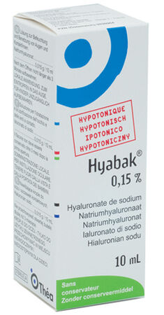 HYABAK 0,15% SOLUZIONE OFTALMICA 10 ML image not present