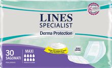 LINES SPECIALIST DERM PANNOLONE SAGOMATO MAXI 30 PEZZI