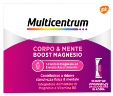 MULTICENTRUM BOOST MAGNESIO 30 BUSTINE MULTICENTRUM BOOST MAGNESIO 30 BUSTINE